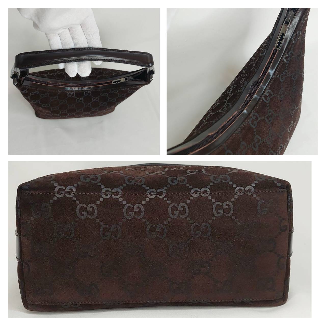 BRANDSHOP LEECIEL / 【USED】GUCCI グッチ ショルダーバッグ スエード